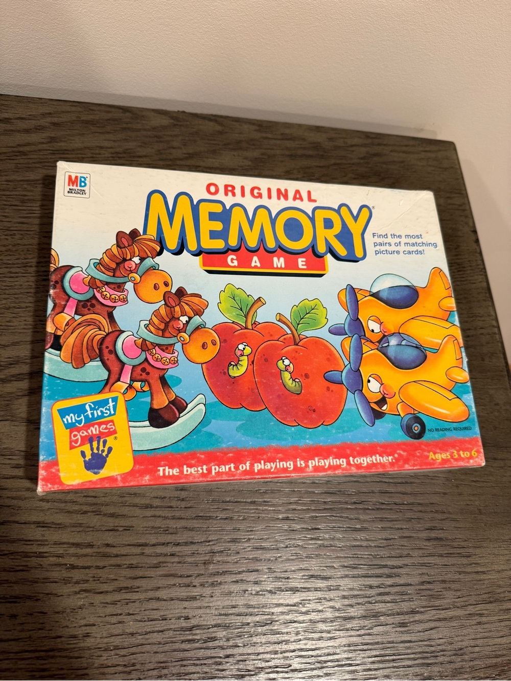 Vintage 2001 Milton Bradley Original Memory Game Complete